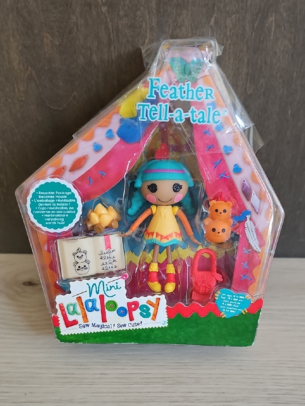 New Mini Lalaloopsy Feather Tell A Tale, Mini Doll